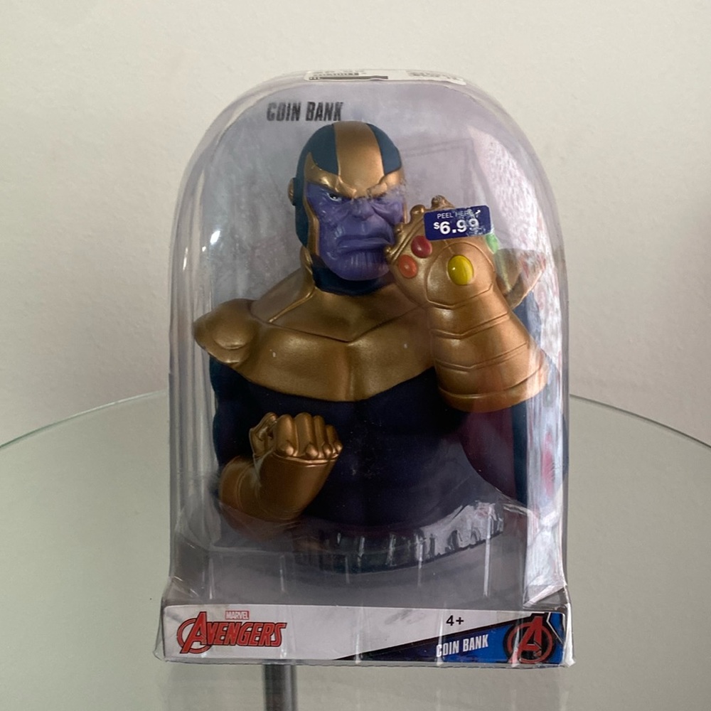 Thanos Marvel Character Coin Bank